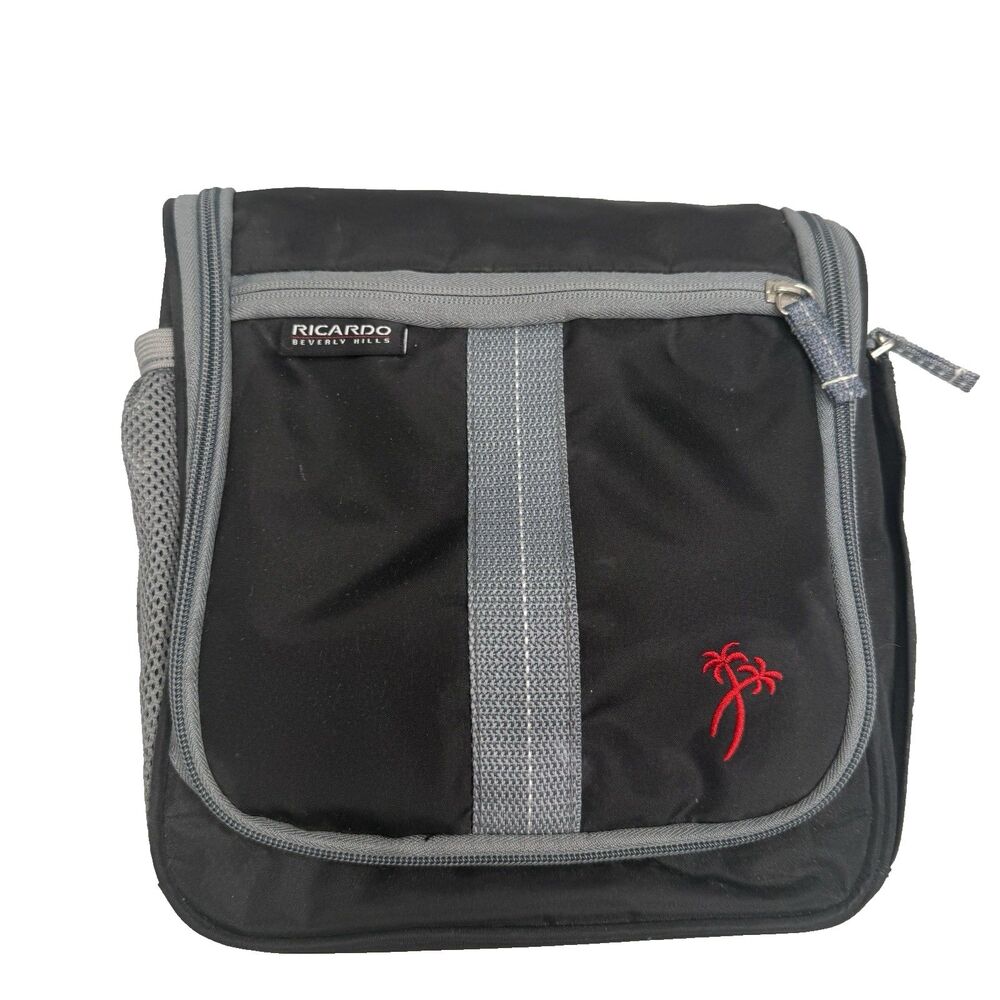 Ricardo Beverly Hills Travel Toiletry Hanging Organizer Bag 9x10x4 EUC